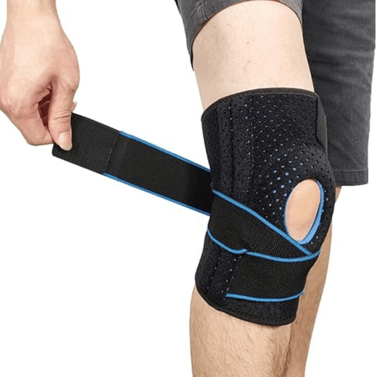 Knæbeskyttere med dobbelte sidestabilisatorer