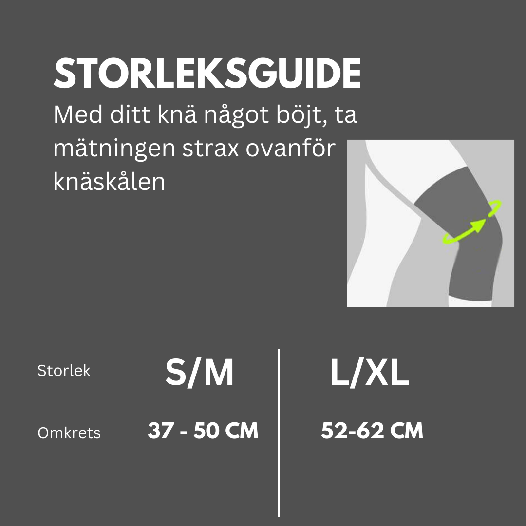 Knæbeskyttere med støtte, kompression og spænderem