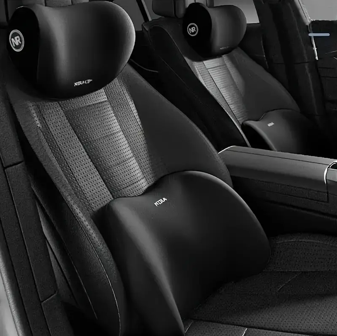 2-i-1 hoved- og nakkestøtte til bilen: Ergonomisk komfort til lange ture
