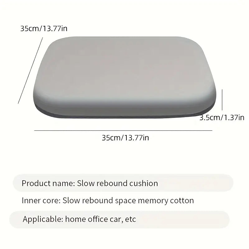 Ergonomisk sædehynde med memory foam
