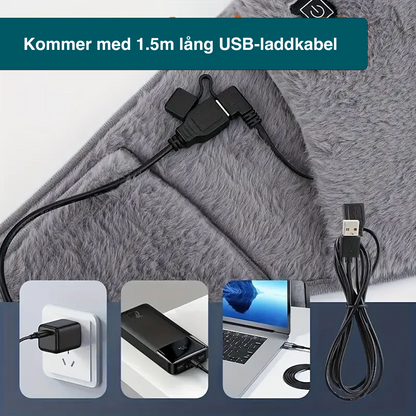 Bærbar talje- og håndvarmer – perfekt til hjemmet og kontoret