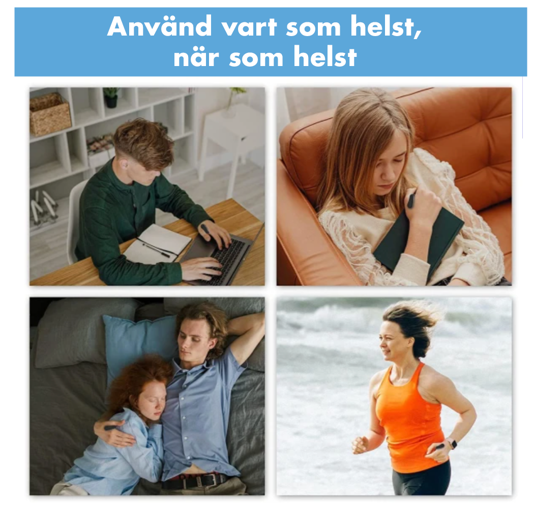 Effektiv migræneklampe til lindring af migrænespændinger, angst og hovedpine