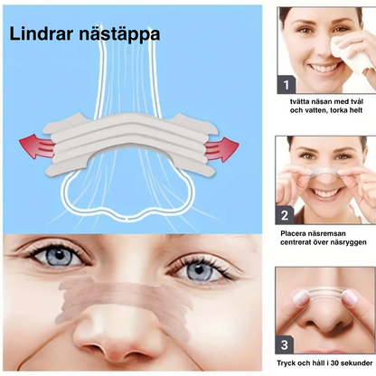 Anti-snorken strips – Næsebeskyttelse for bedre søvn og fri vejrtrækning (20 stk.)