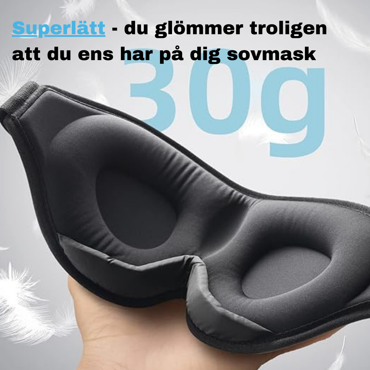 Søvnmaske - Total mørklægning for dybere søvn